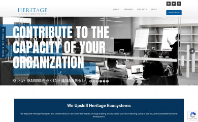 heritagemanagement.org screenshot