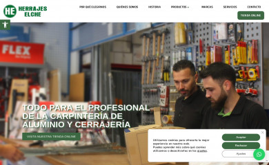 herrajeselche.es screenshot