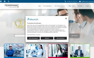 herrmann-personal.de screenshot
