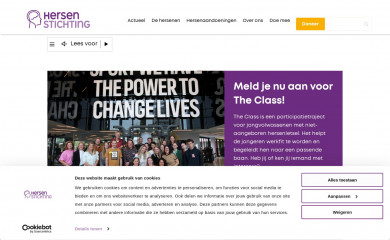 hersenstichting.nl screenshot
