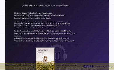 hertzvoll-events.de screenshot