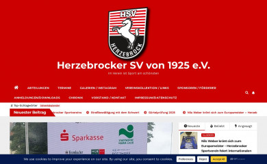 herzebrockersv.de screenshot