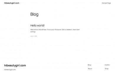 hibeautygirl.com screenshot