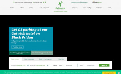 higatwickairporthotel.co.uk screenshot