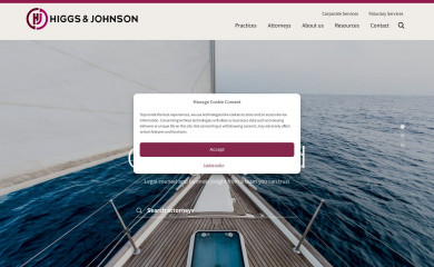 higgsjohnson.com screenshot