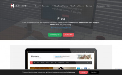 http://www.highthemes.com/themes/ipress screenshot