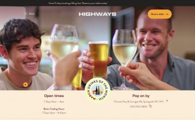 highways.net.au screenshot