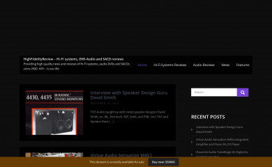 highfidelityreview.com screenshot