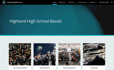 highlandhighband.org screenshot