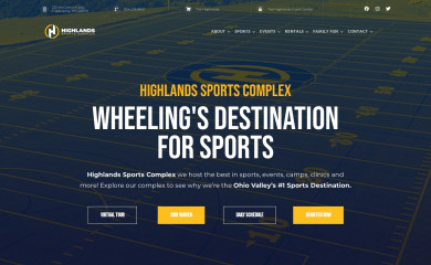 highlandssports.com screenshot