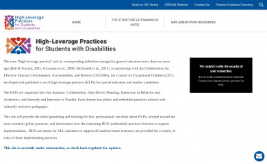 highleveragepractices.org screenshot