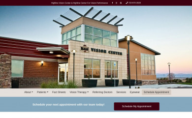 highlinevisioncenter.com screenshot