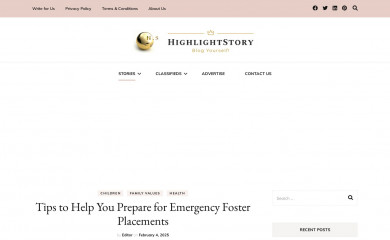 highlightstory.com screenshot
