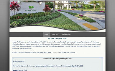 hiddentrailsassoc.com screenshot