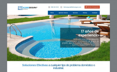 hidrosegura.com screenshot