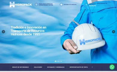hidropack.cl screenshot