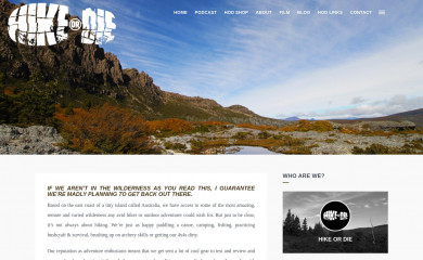 hikeordie.com screenshot