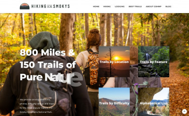 hikinginthesmokys.com screenshot