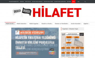 hilafet.com screenshot