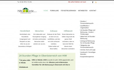 hilfe-in-wuerde.at screenshot