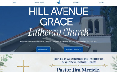 hillavenuegrace.org screenshot
