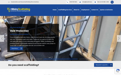 hillsleyscaffolding.com.au screenshot