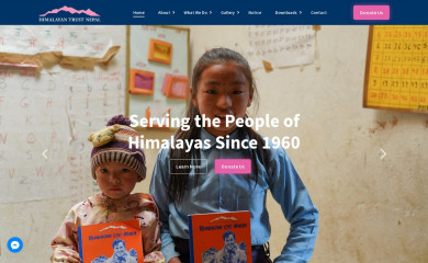 himalayantrust.org.np screenshot