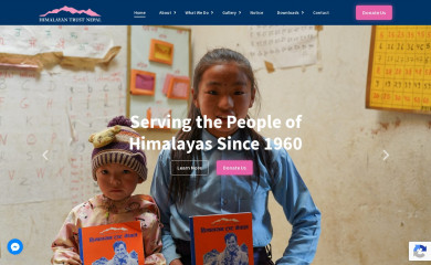 himalayantrust.org.np screenshot
