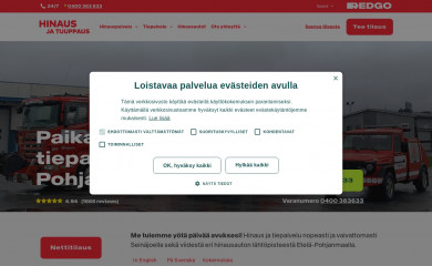 hinausjatuuppaus.fi screenshot