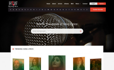 hindilyricsworld.com screenshot