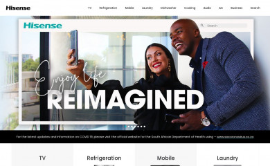 http://hisense.co.za screenshot