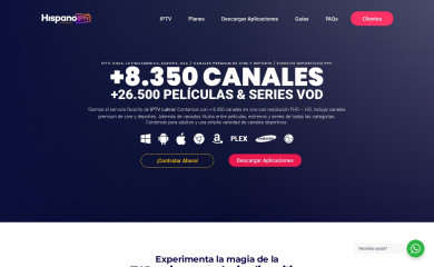 hispanoiptv.com screenshot