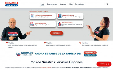 hispanosservice.com screenshot