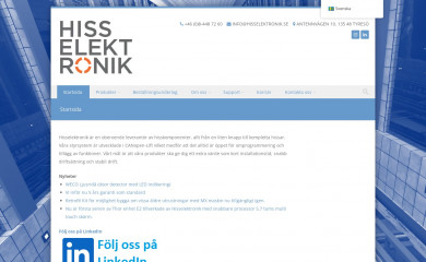 hisselektronik.se screenshot