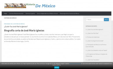 historiademexicobreve.com screenshot