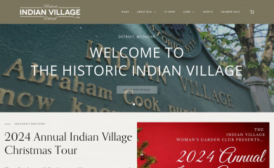 historicindianvillage.org screenshot