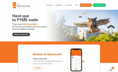 hipotecario.com.ar screenshot