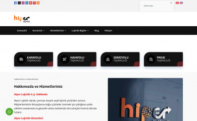 hiperlojistik.com screenshot