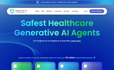 hippocraticai.com screenshot