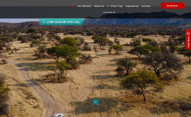 hire4x4namibia.com screenshot