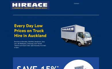 hiretruckauckland.co.nz screenshot