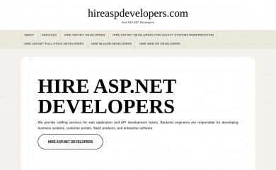 hireaspdevelopers.com screenshot