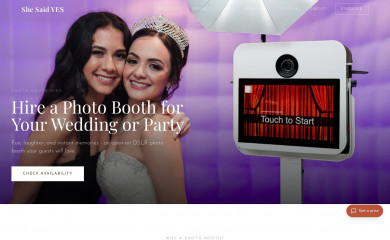 hirephotobooth.com.au screenshot
