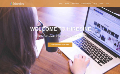 hiresine.com screenshot