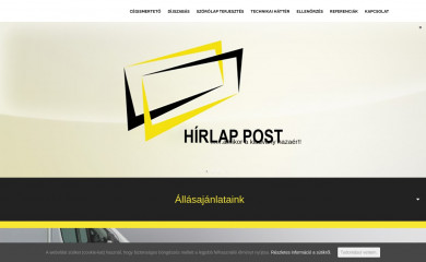 hirlappost.hu screenshot
