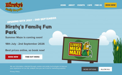 hirstysfamilyfunpark.co.uk screenshot
