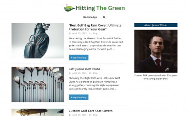 hittingthegreen.com screenshot