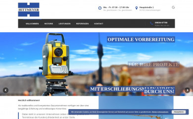 hittmeyerbau.de screenshot