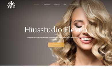 hiusstudioeleven.fi screenshot