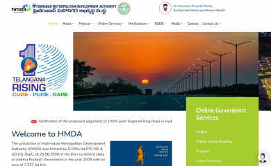 hmda.gov.in screenshot